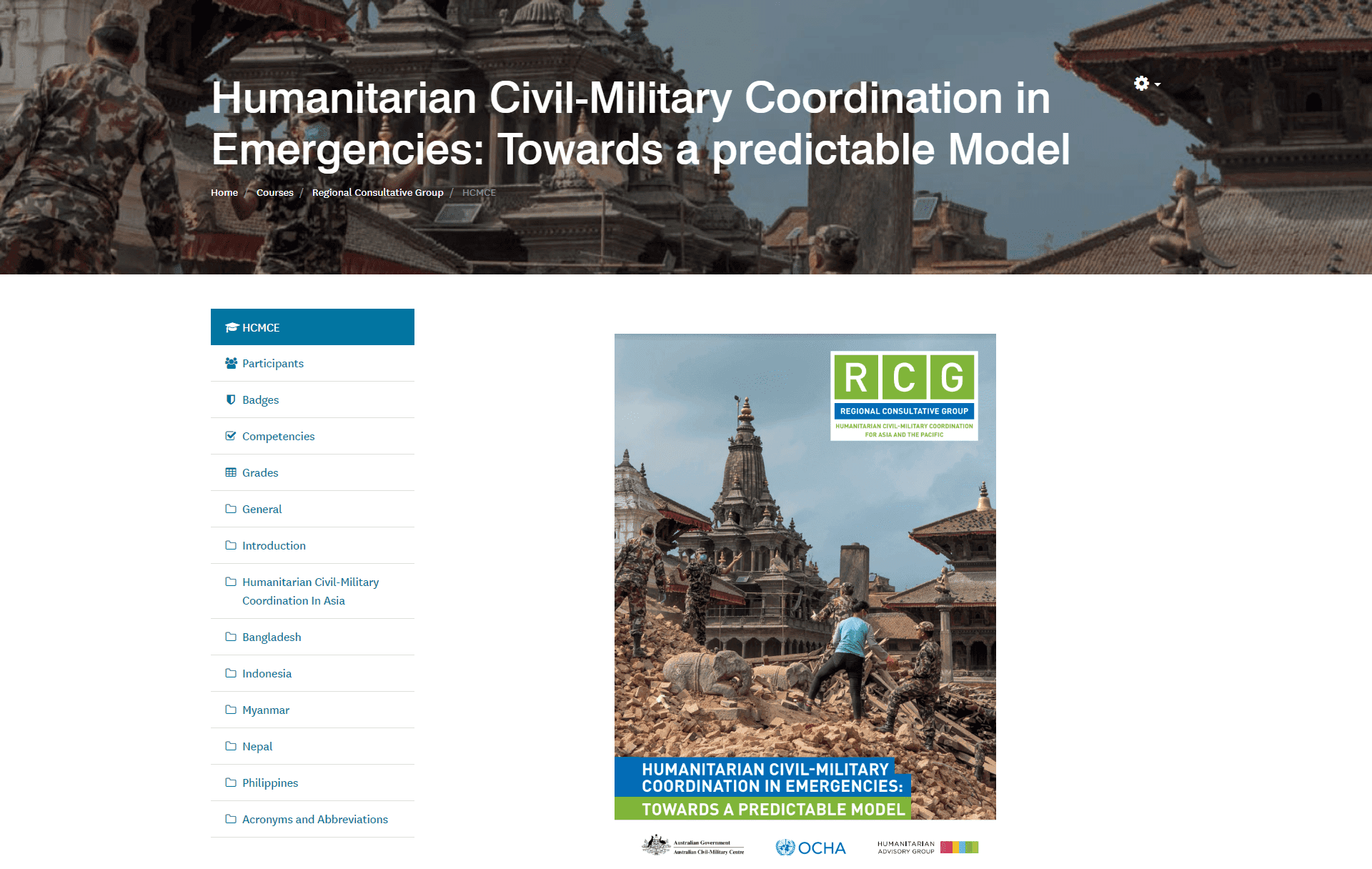 Alt text: Military and civilian workers coordinate amidst rubble near historic Nepalese temples.